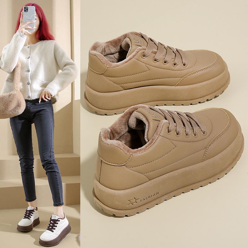 Корейский стиль 2024 осень/зима женские кроссовки, увеличивающие рост, с бархатной подкладкой - KT2812 35 бежевый 
Корейский стиль 2024 осень/зима женские кроссовки, увеличивающие рост, с бархатной подкладкой - KT2812 35 бежевый