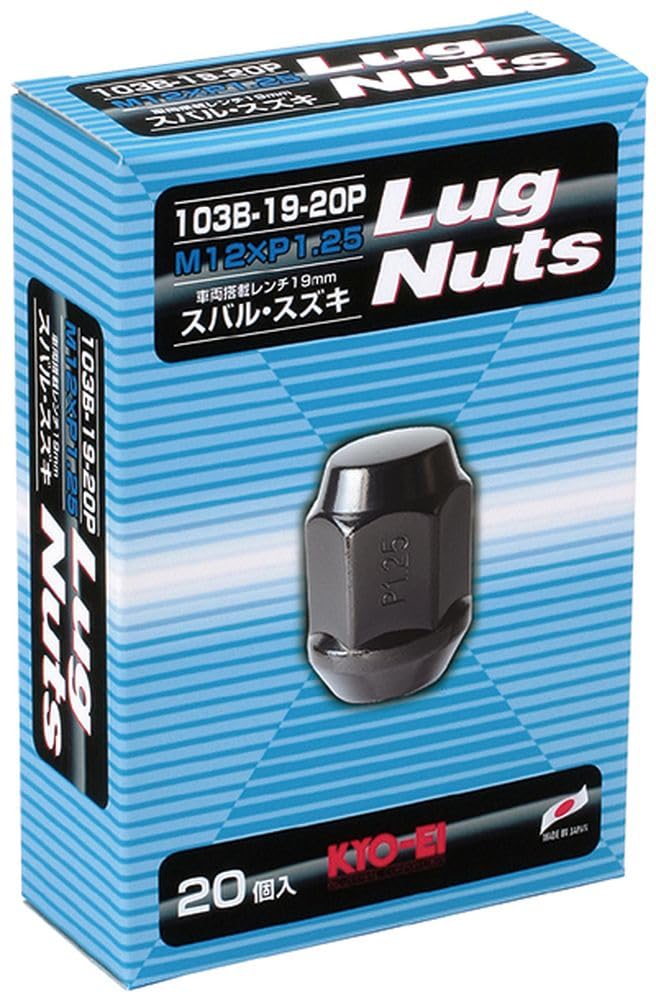 Lug Nut M12 x Total Length 31mm 19HEX Black 20 Pieces KYO-EI (Kyoei Sangyo) 1.25 103B-19-20P чорний
Lug Nut M12 x Total Length 31mm 19HEX Black 20 Pieces KYO-EI (Kyoei Sangyo) 1.25 103B-19-20P чорний