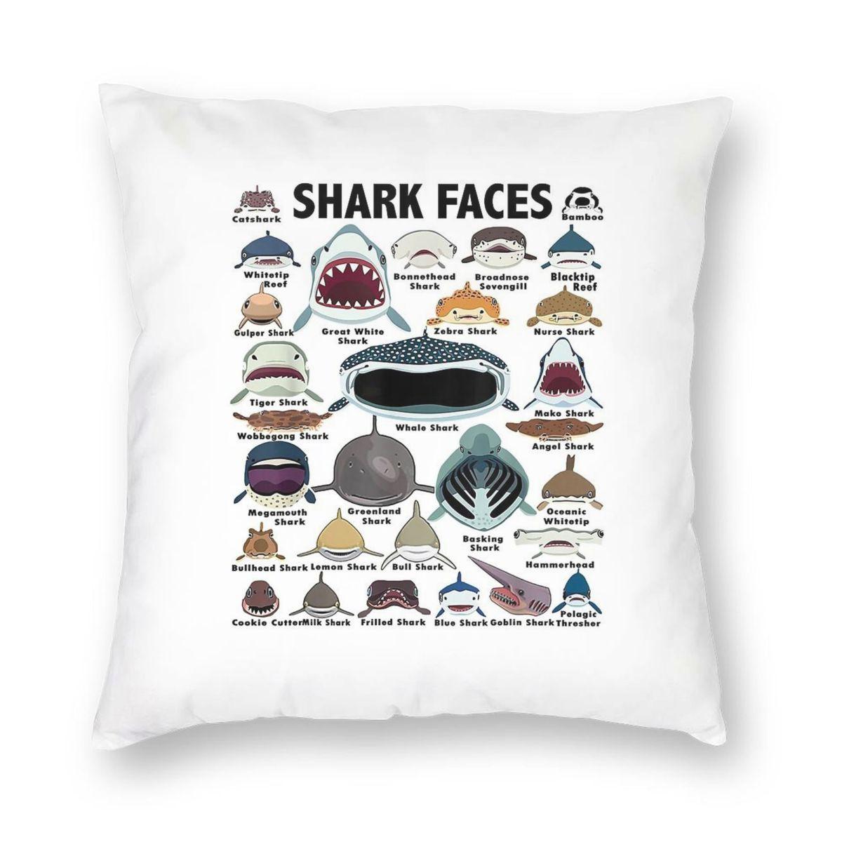 Types Of Shark Identification Square Pillowcase Polyester Linen Velvet Printed Zip Decor Sofa Cushion Cover 30x30cm
Types Of Shark Identification Square Pillowcase Polyester Linen Velvet Printed Zip Decor Sofa Cushion Cover 30x30cm