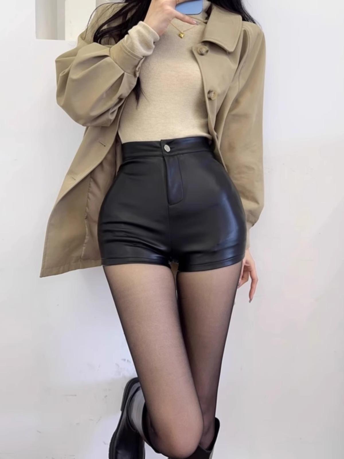 2023 Korean Style High-Waist PU Leather Shorts: Slim Fit, Autumn/Winter Fashion, Wrap Hip Design 3XL кофейный
2023 Korean Style High-Waist PU Leather Shorts: Slim Fit, Autumn/Winter Fashion, Wrap Hip Design 3XL кофейный