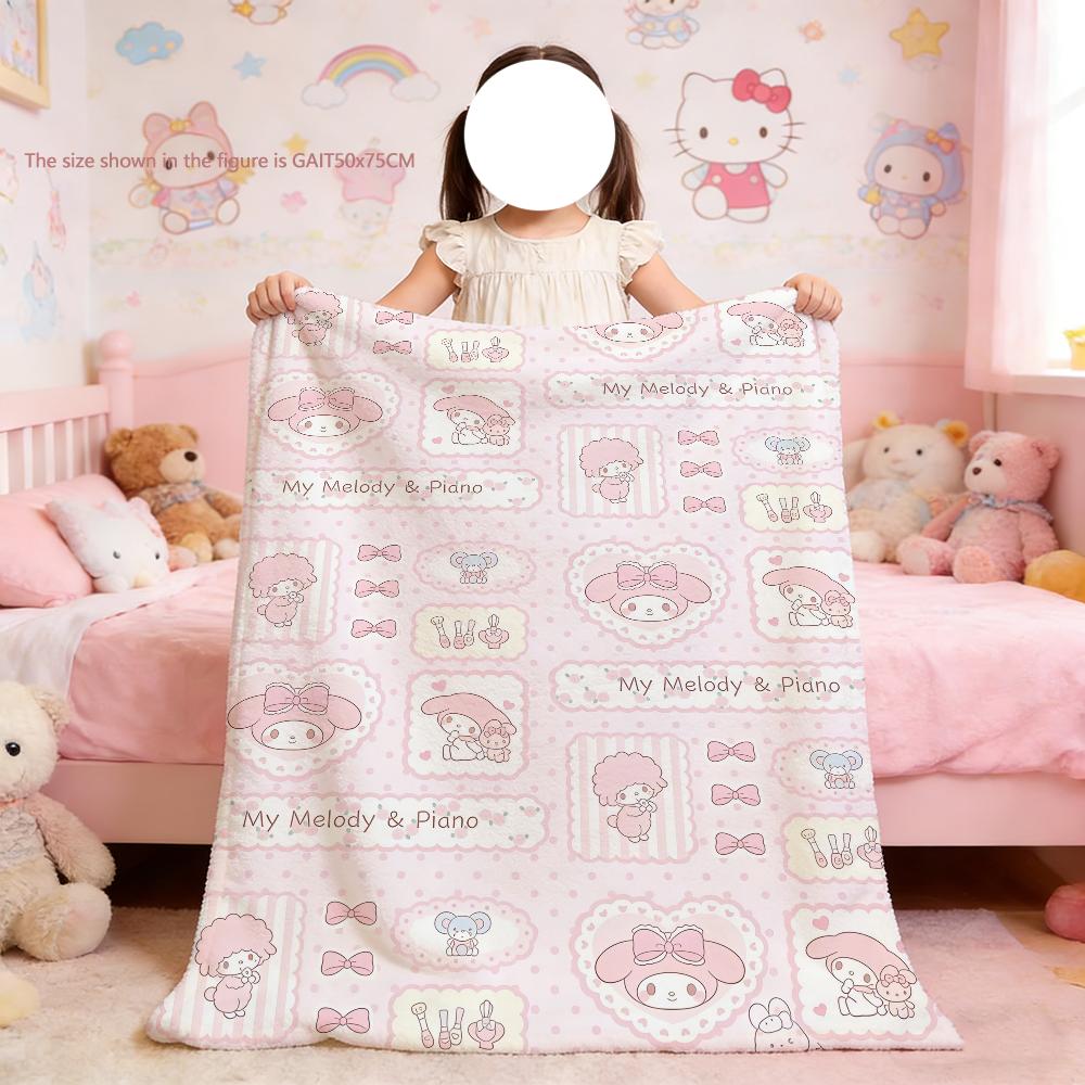 Cartoon My M-Melody Pink Cute Blanket For Soft Throw Blanket for Picnic Bed Sofa Home Bedroom Cozy Warm Comfortable 75x90cm
Cartoon My M-Melody Pink Cute Blanket For Soft Throw Blanket for Picnic Bed Sofa Home Bedroom Cozy Warm Comfortable 75x90cm