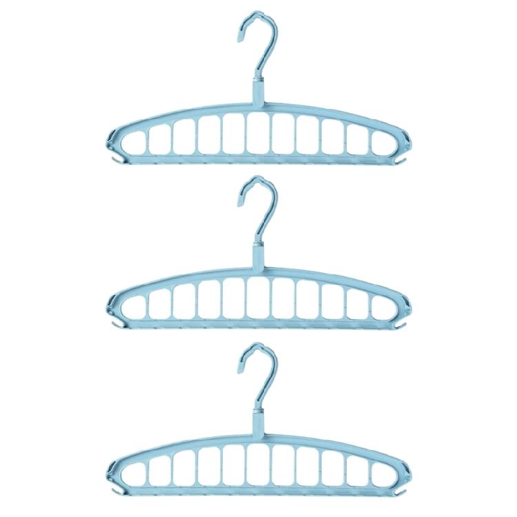 Space Saving Vertical And Horizontal Hanger System With 11 Multifunctional Hook Multiple Hole Garment Hanger синій
Space Saving Vertical And Horizontal Hanger System With 11 Multifunctional Hook Multiple Hole Garment Hanger синій