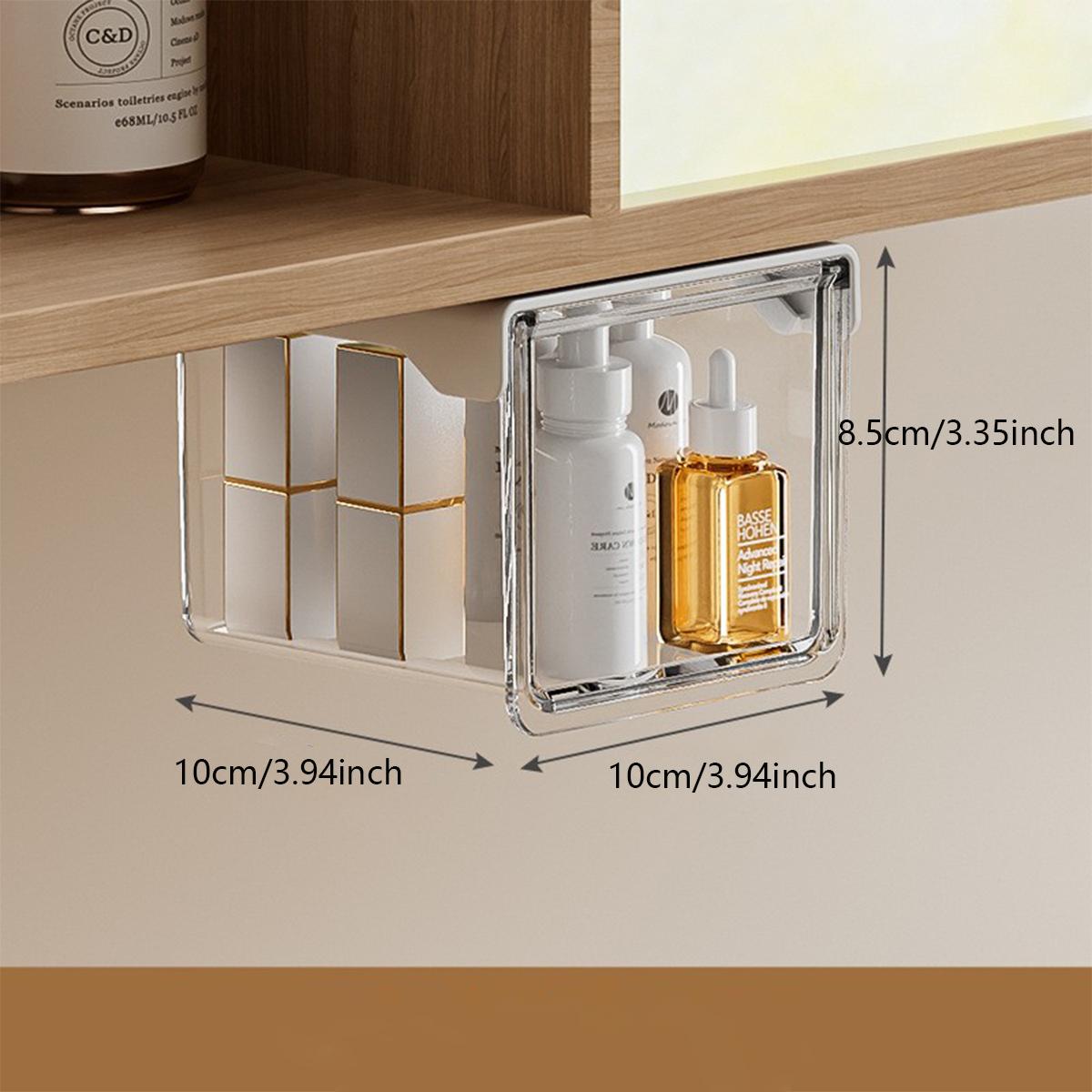 Transparent Drawer Storage Box Pull-Out Under Mirror Cabinet Oragnizer Case Bathroom Cotton Stick Makeup Holder
Transparent Drawer Storage Box Pull-Out Under Mirror Cabinet Oragnizer Case Bathroom Cotton Stick Makeup Holder