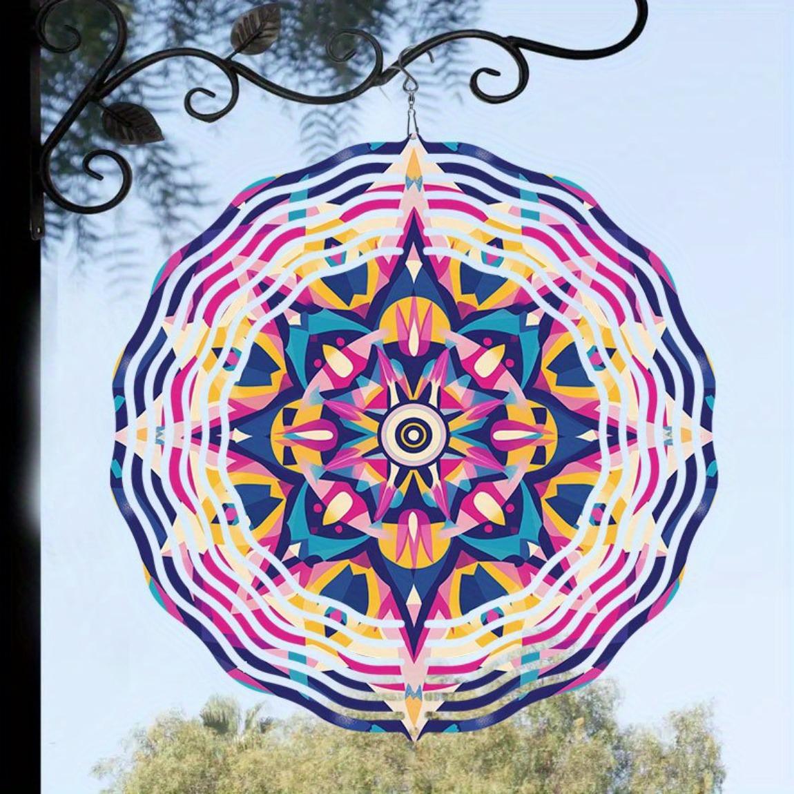 3D Metal Wind Spinner - Vibrant Mandala Art Garden Decor | Outdoor Wind Chime for Patio, Yard | No Electricity Kinetic 01A
3D Metal Wind Spinner - Vibrant Mandala Art Garden Decor | Outdoor Wind Chime for Patio, Yard | No Electricity Kinetic 01A
