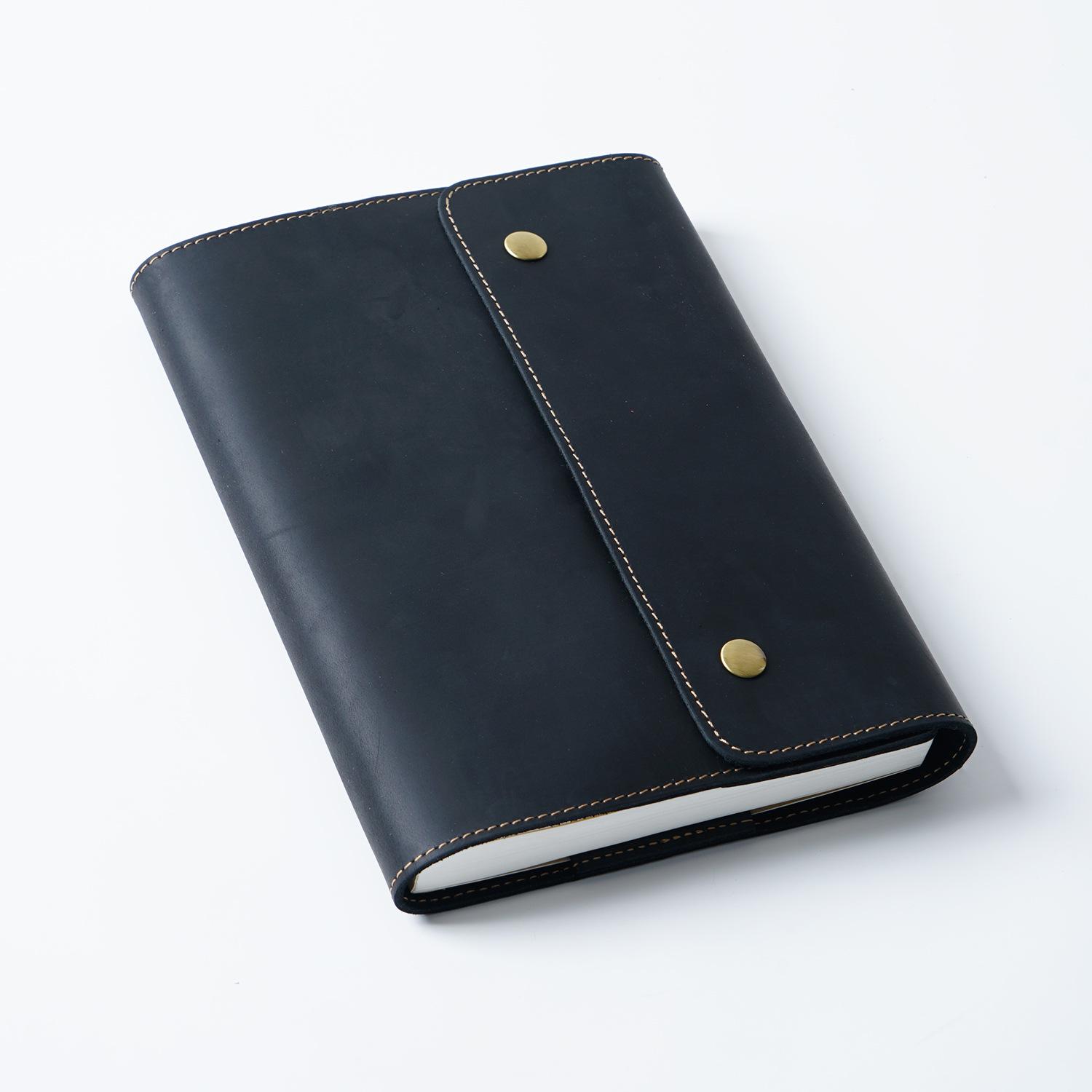 Cowhide Leather Fixed-Page Diary Cover - A5/A6 Protective Notebook Jacket. 88 Blank Pages
Cowhide Leather Fixed-Page Diary Cover - A5/A6 Protective Notebook Jacket. 88 Blank Pages