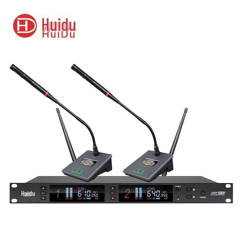 Huido MR-670 Professional Wireless Dual Gooseneck Microphone System (CN version)
Huido MR-670 Professional Wireless Dual Gooseneck Microphone System (CN version)
