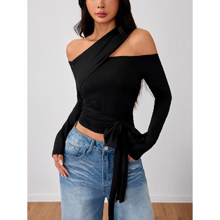 Autumn And Winter New Street Trendy T-Shirt Irregular Design Long Sleeve Top For Women S чорний
Autumn And Winter New Street Trendy T-Shirt Irregular Design Long Sleeve Top For Women S чорний