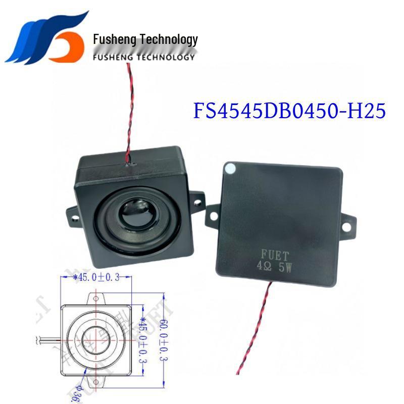 45 High-End Bluetooth Box Speaker, Full-Range 4 Ohm, 5W, 25mm Height with Mounting Holes, Smart Voice Compatible
45 High-End Bluetooth Box Speaker, Full-Range 4 Ohm, 5W, 25mm Height with Mounting Holes, Smart Voice Compatible