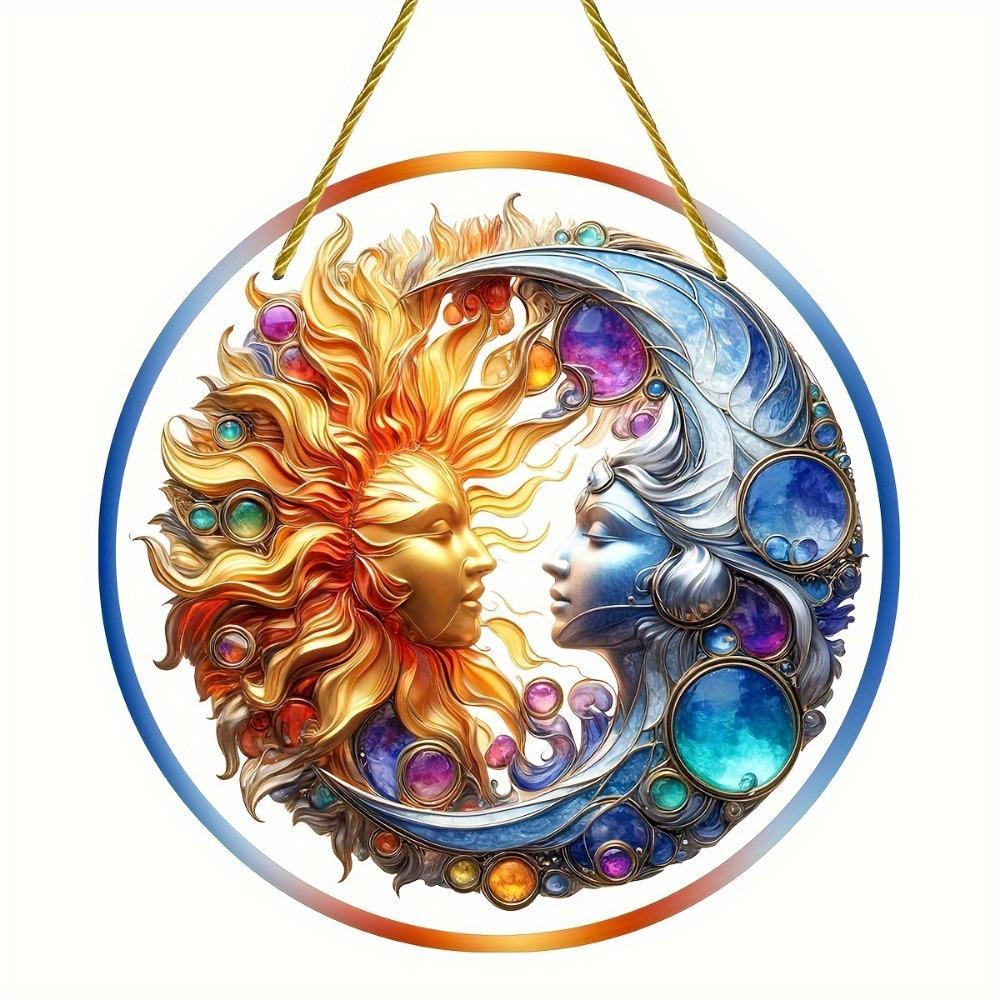 Sun & Moon Glass Decoration. Painted glass for home, garden & office. A perfect all-season gift. чистий
Sun & Moon Glass Decoration. Painted glass for home, garden & office. A perfect all-season gift. чистий