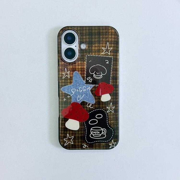 Brown Plaid Red Mushroom Star Case for iPhone 16 Pro Max / 15 Pro 17 Pro
Brown Plaid Red Mushroom Star Case for iPhone 16 Pro Max / 15 Pro 17 Pro