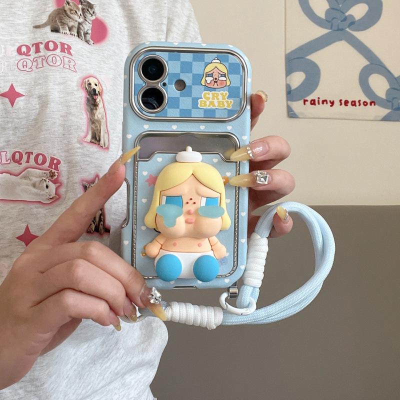 Cute Crying Doll 3D Card Holder Phone Case for iPhone 14, 15 Pro Max, 16 Pro, 17P 15pro Max
Cute Crying Doll 3D Card Holder Phone Case for iPhone 14, 15 Pro Max, 16 Pro, 17P 15pro Max