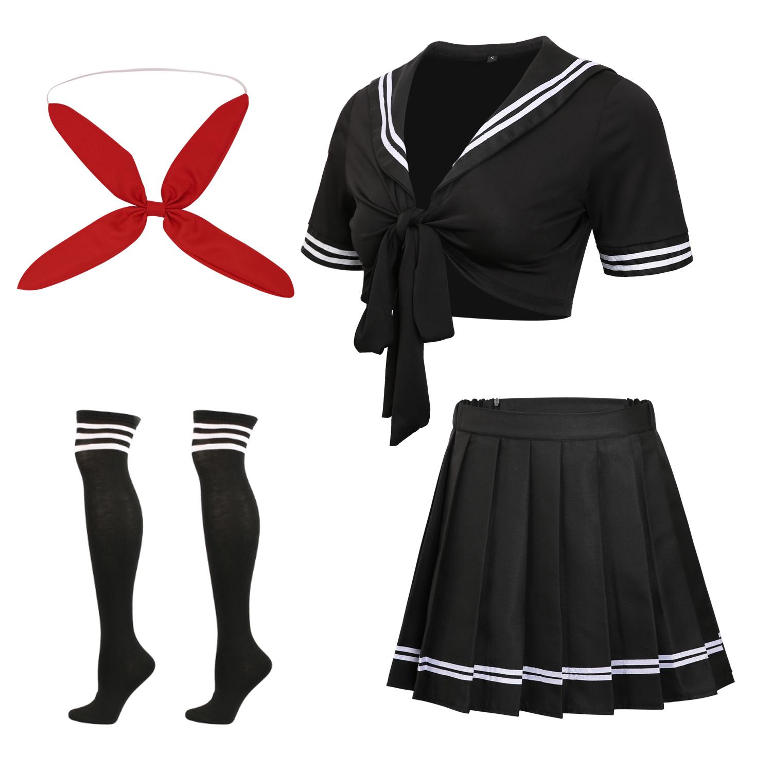 Anime Women Cosplay Uniforms JK Clothing Sets Cosplay Costumes Student School Sailor Uniform Woman Halloween Dress Maid Outfit XS(old)
Anime Women Cosplay Uniforms JK Clothing Sets Cosplay Costumes Student School Sailor Uniform Woman Halloween Dress Maid Outfit XS(old)