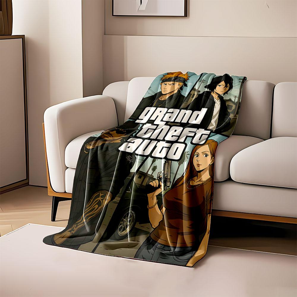 Split character segments with urban backgrounds and Grand Theft Auto text. for all seasons blanket lunch break throw gift 80cm x 120cm
Split character segments with urban backgrounds and Grand Theft Auto text. for all seasons blanket lunch break throw gift 80cm x 120cm