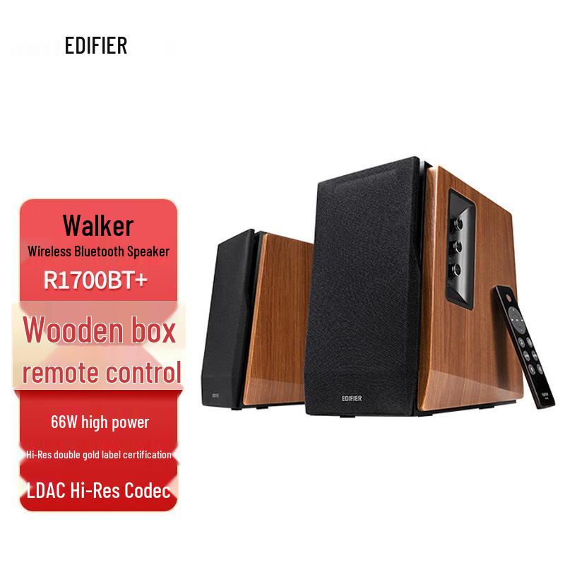 Edifier R1700BT+ Classic 2.0 Bluetooth Desktop Speakers
Edifier R1700BT+ Classic 2.0 Bluetooth Desktop Speakers