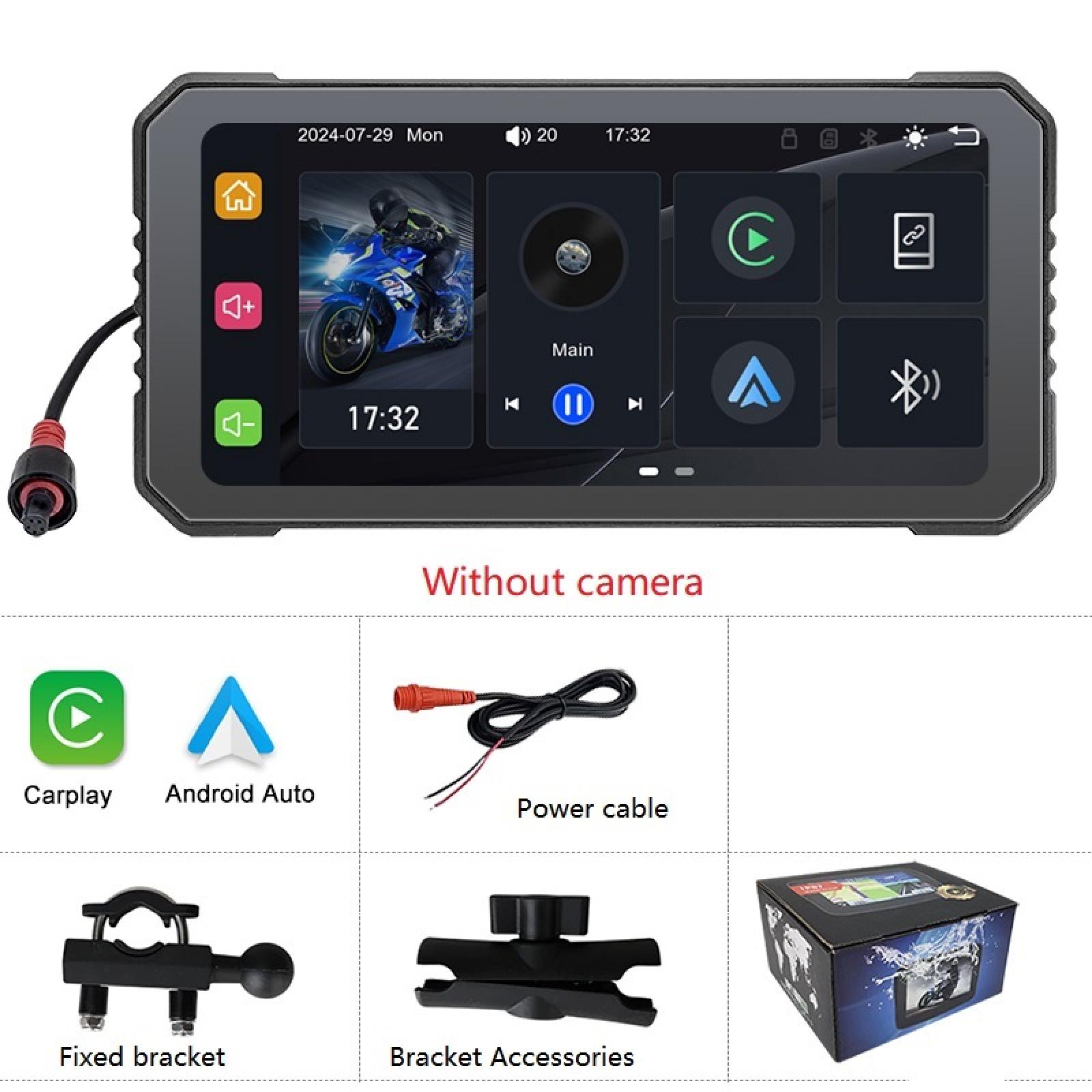 6,25-дюймовый мотоцикл CarPlay 1000nit внешний HD IPS экран IP65 водонепроницаемый поддержка CarPlay и Android Auto беспроводной PhoneLink
6,25-дюймовый мотоцикл CarPlay 1000nit внешний HD IPS экран IP65 водонепроницаемый поддержка CarPlay и Android Auto беспроводной PhoneLink