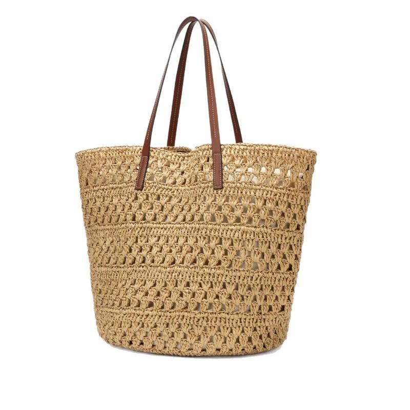 Premium shoulder straw bag women s handmade hollow woven bag large capacity tote bag leisure vacation beach bag Small хаки
Premium shoulder straw bag women s handmade hollow woven bag large capacity tote bag leisure vacation beach bag Small хаки