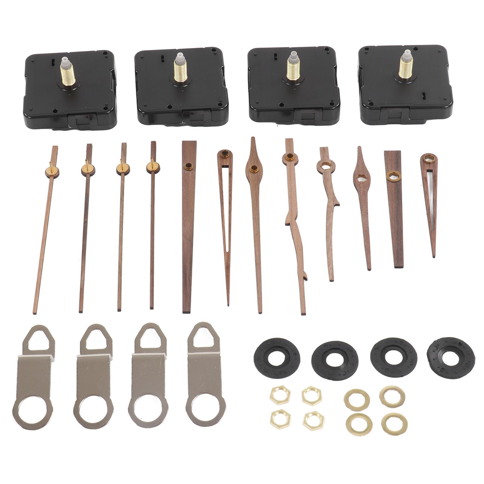 Clock Repairing Replacement Kit with Walnut Wood Hands and Quartz Movement Parts for Watch DIY
Clock Repairing Replacement Kit with Walnut Wood Hands and Quartz Movement Parts for Watch DIY