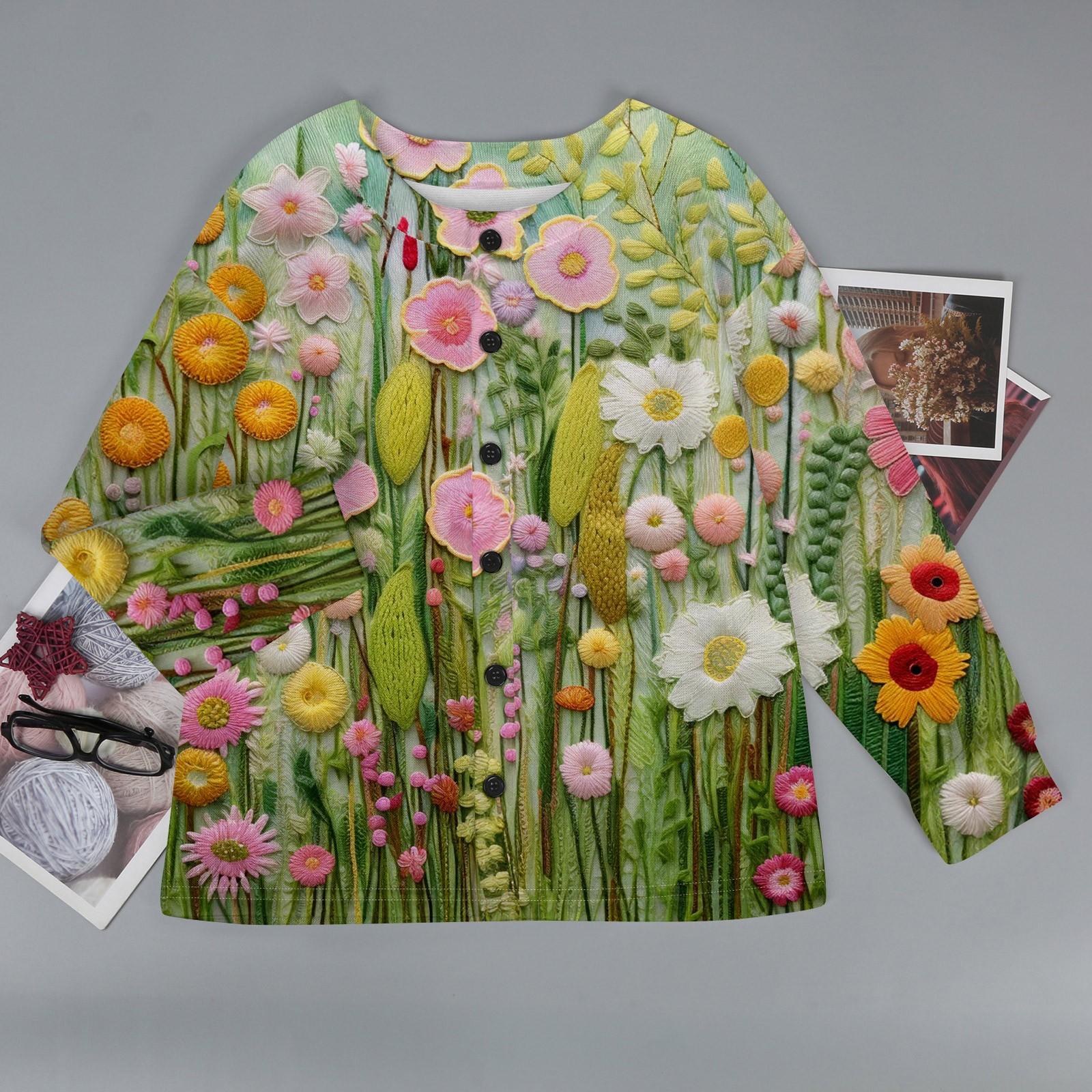 Женское модное теплое трикотажное пальто с длинным рукавом и принтом XL белый
Женское модное теплое трикотажное пальто с длинным рукавом и принтом XL белый