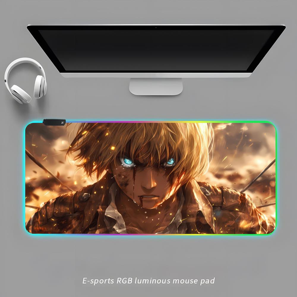 Коврик для мыши Леви Аккерман RGB Игровой коврик для мыши Настольный коврик HD Игровой Большой Светодиодная подсветка XXL Коврики для мыши RGB600x300x3mm
Коврик для мыши Леви Аккерман RGB Игровой коврик для мыши Настольный коврик HD Игровой Большой Светодиодная подсветка XXL Коврики для мыши RGB600x300x3mm