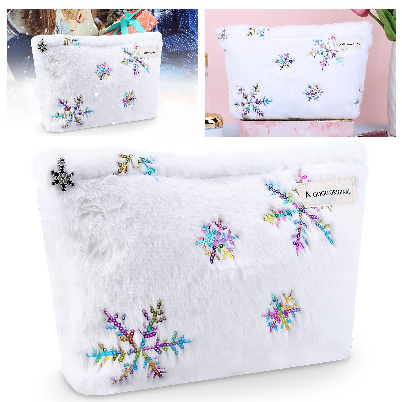 Christmas Makeup Organizer Storage Bag Large Capacity Fluffy Cosmetic Storage Pouch Cosmetic Organizer Bag for Women and Girls
Christmas Makeup Organizer Storage Bag Large Capacity Fluffy Cosmetic Storage Pouch Cosmetic Organizer Bag for Women and Girls