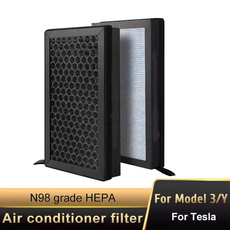 For Tesla Model 3 Model Y HEPA Activated Carbon Air Filter Air Conditioner Filter Element Replacement Kit For Tesla Accessories
For Tesla Model 3 Model Y HEPA Activated Carbon Air Filter Air Conditioner Filter Element Replacement Kit For Tesla Accessories