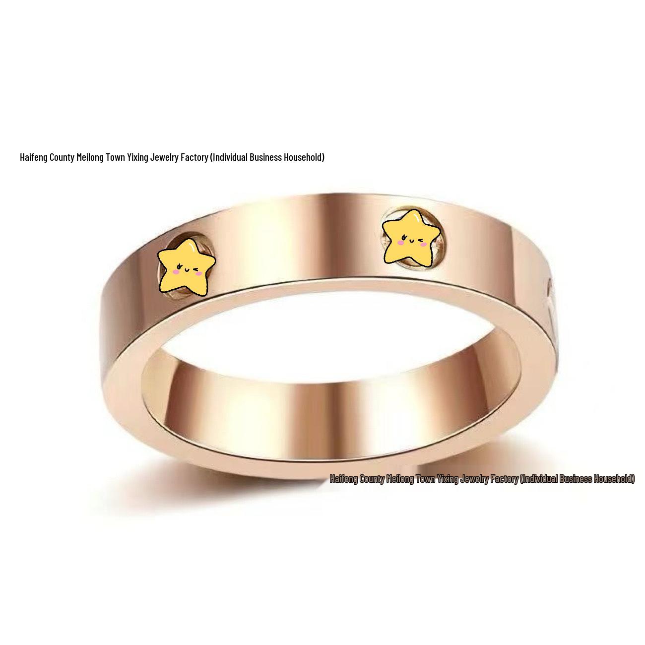 Высококлассные парные кольца Cartier LOVE из титановой стали: Классический стиль интернет-знаменитости для мужчин и женщин, не выцветающий US Size 8
Высококлассные парные кольца Cartier LOVE из титановой стали: Классический стиль интернет-знаменитости для мужчин и женщин, не выцветающий US Size 8