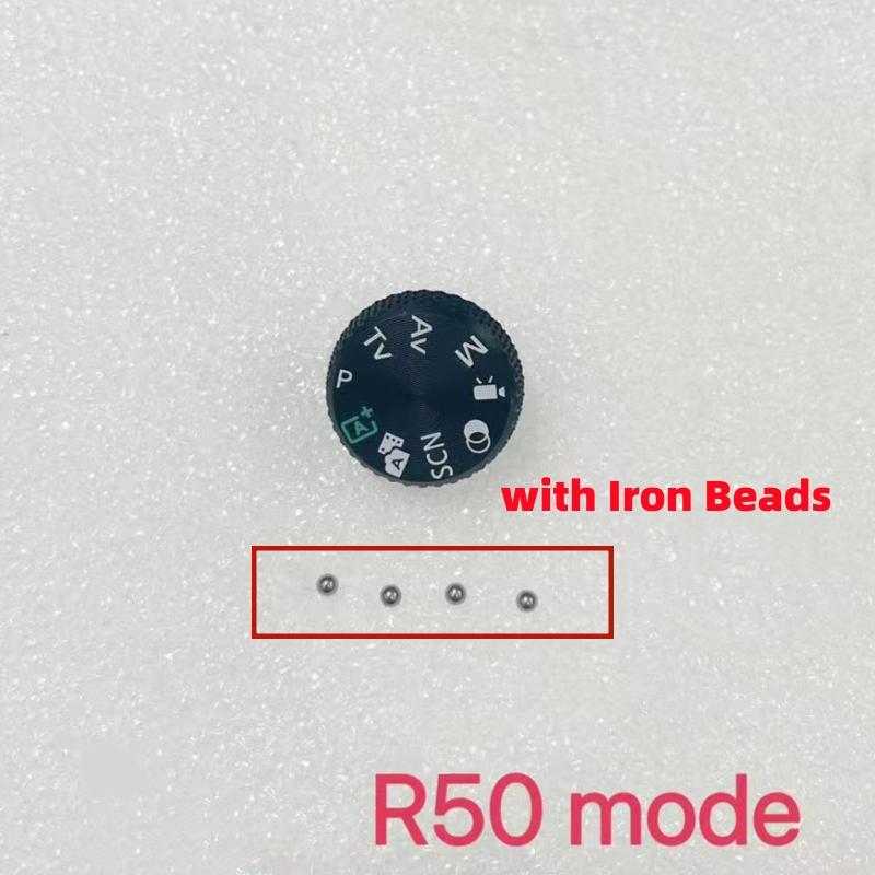 for Canon EOS R50 Mode Dial Function Dial Top Cover with Iron Beads чорний
for Canon EOS R50 Mode Dial Function Dial Top Cover with Iron Beads чорний