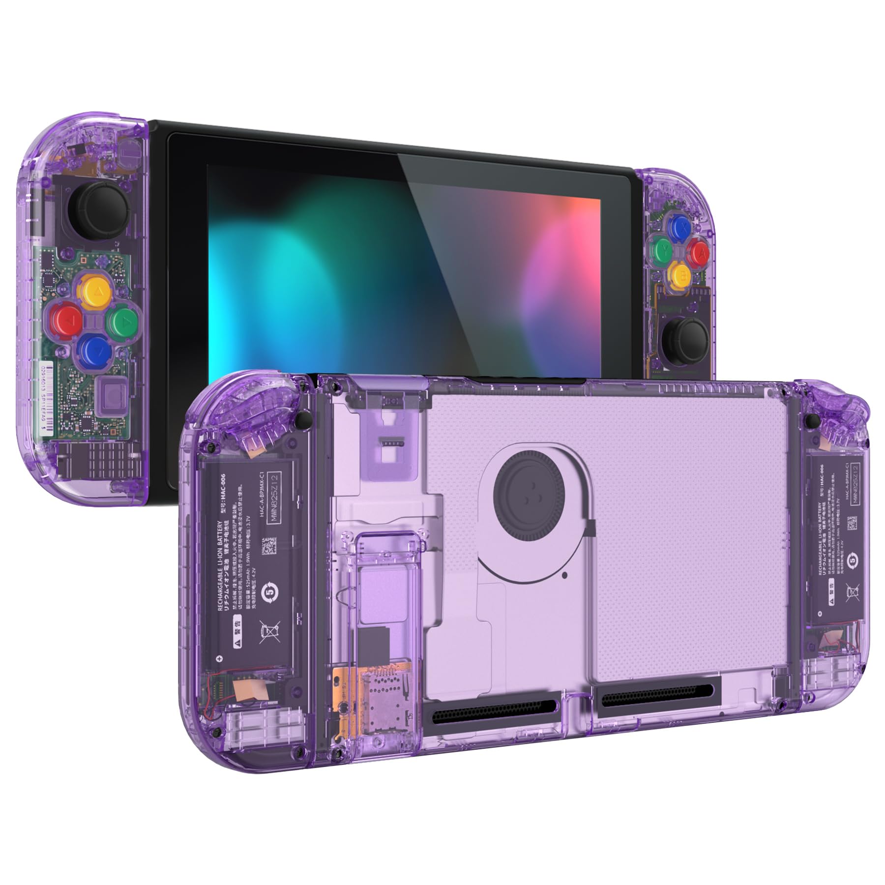 Custom DIY replacement case shell for eXtremeRate back plate for Switch console made of clear holder handle controller housing for complete button set
Custom DIY replacement case shell for eXtremeRate back plate for Switch console made of clear holder handle controller housing for complete button set