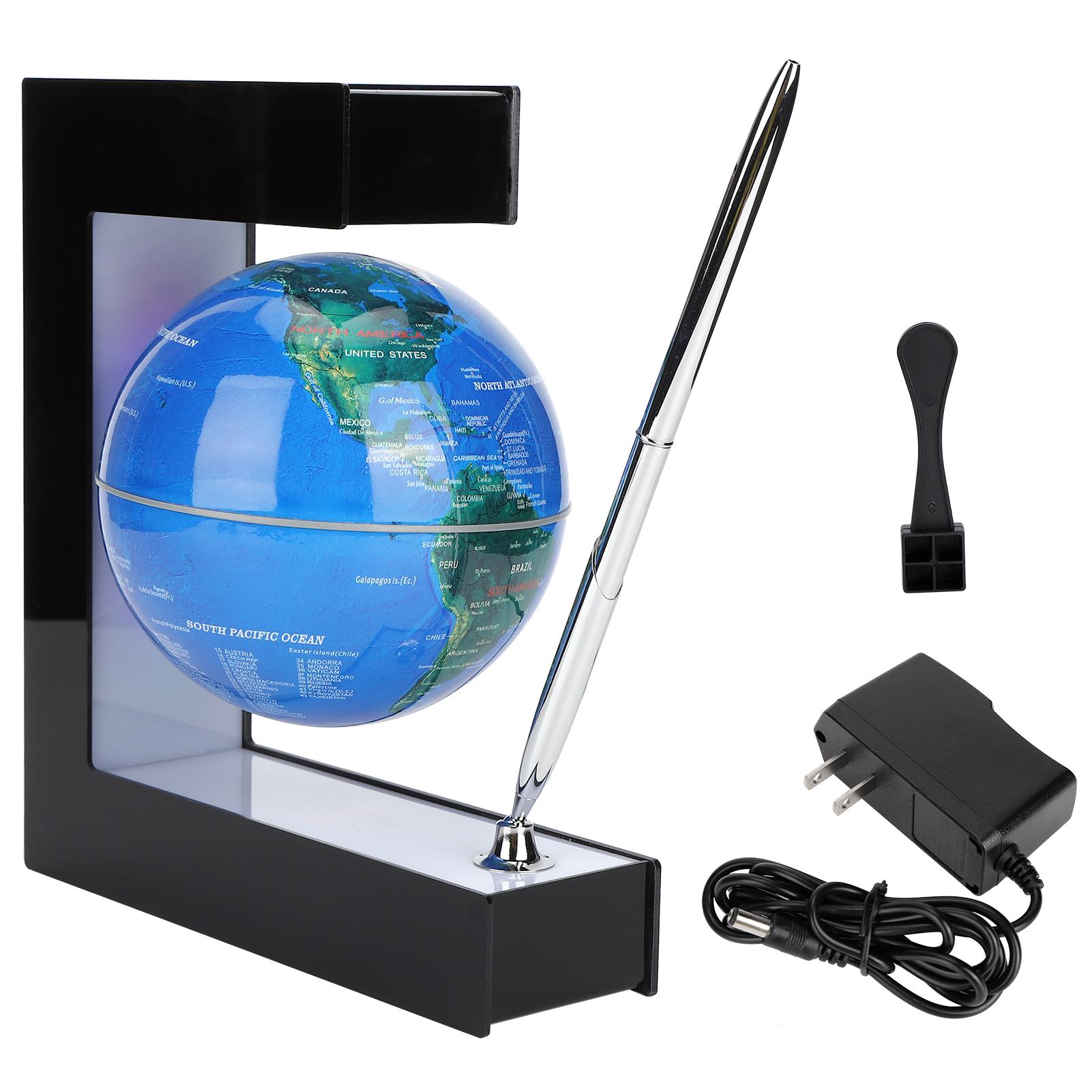 Floating Globe E Shape Magnetic Levitation Earth Map with Pen 100240V for Children ClassUS Plug
Floating Globe E Shape Magnetic Levitation Earth Map with Pen 100240V for Children ClassUS Plug