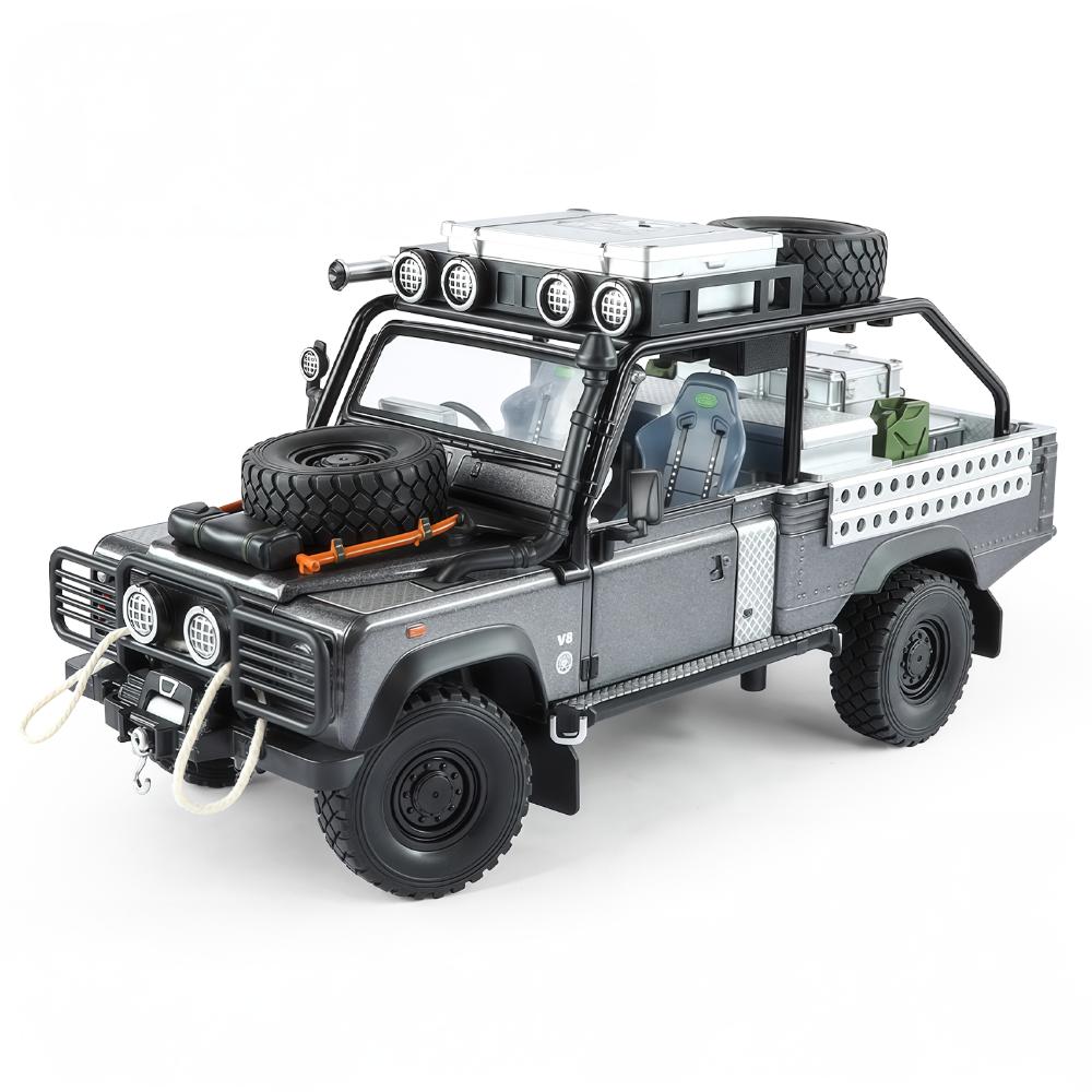 1:24 Land Rover Defender 90 Tomb Raider Off Road SUV Alloy Diecast Model Car Indoor Home Furnishings Collectibles Hobby Present сірий
1:24 Land Rover Defender 90 Tomb Raider Off Road SUV Alloy Diecast Model Car Indoor Home Furnishings Collectibles Hobby Present сірий
