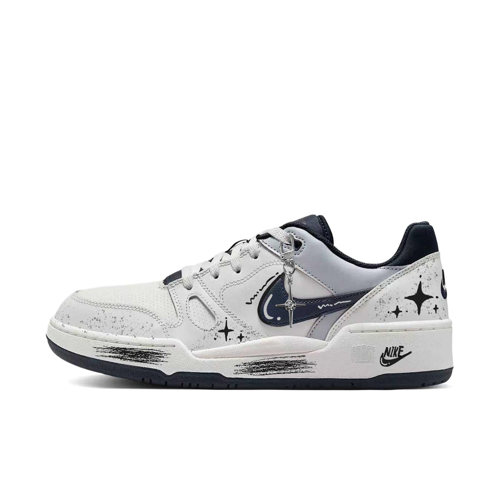 Nike Full Force Synthetic Leather Low top Skateboard Shoes Men s Black Blue Gray FB1362-002(Team1938-) 40
Nike Full Force Synthetic Leather Low top Skateboard Shoes Men s Black Blue Gray FB1362-002(Team1938-) 40