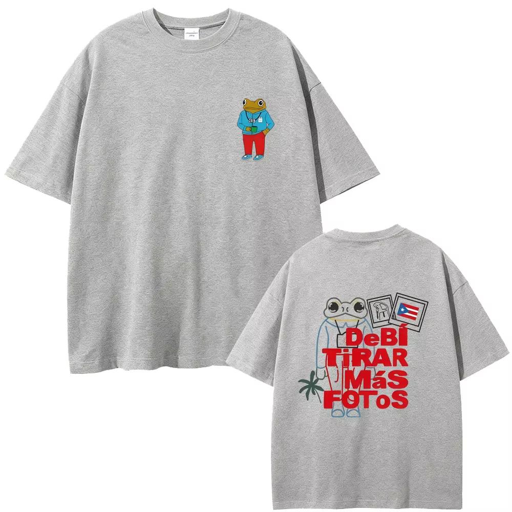 Rapper Bad Bunny Music Album Frog T-shirt Debi Tirar Mas Fotos DTMF World Tour T Shirts Men s Oversized T-shirts 3XL
Rapper Bad Bunny Music Album Frog T-shirt Debi Tirar Mas Fotos DTMF World Tour T Shirts Men s Oversized T-shirts 3XL