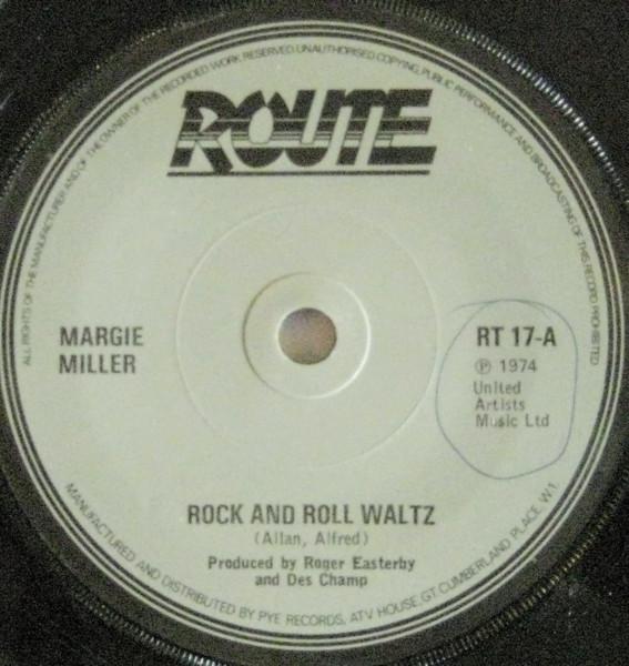 7inch Record MARGIE MILLER - Rock And Roll Waltz RT17 Route Records 1974 UK Rock Used
7inch Record MARGIE MILLER - Rock And Roll Waltz RT17 Route Records 1974 UK Rock Used