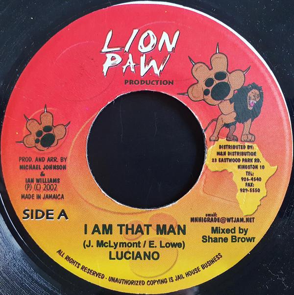 7inch Record LUCIANO - I Am That Man NONE Lion Paw Produc 2002 Jamaica Reggae, Ska & Dub Used
7inch Record LUCIANO - I Am That Man NONE Lion Paw Produc 2002 Jamaica Reggae, Ska & Dub Used