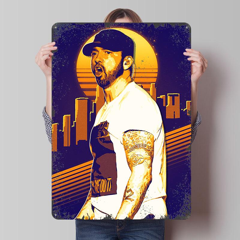 Eminem Retro Portrait Poster Customized Wall Art Vintage Metal Signs Retro Tin Plaque for Man Cave Decoration At Home Desk Decor 7.9x11.8In(20x30cm)
Eminem Retro Portrait Poster Customized Wall Art Vintage Metal Signs Retro Tin Plaque for Man Cave Decoration At Home Desk Decor 7.9x11.8In(20x30cm)