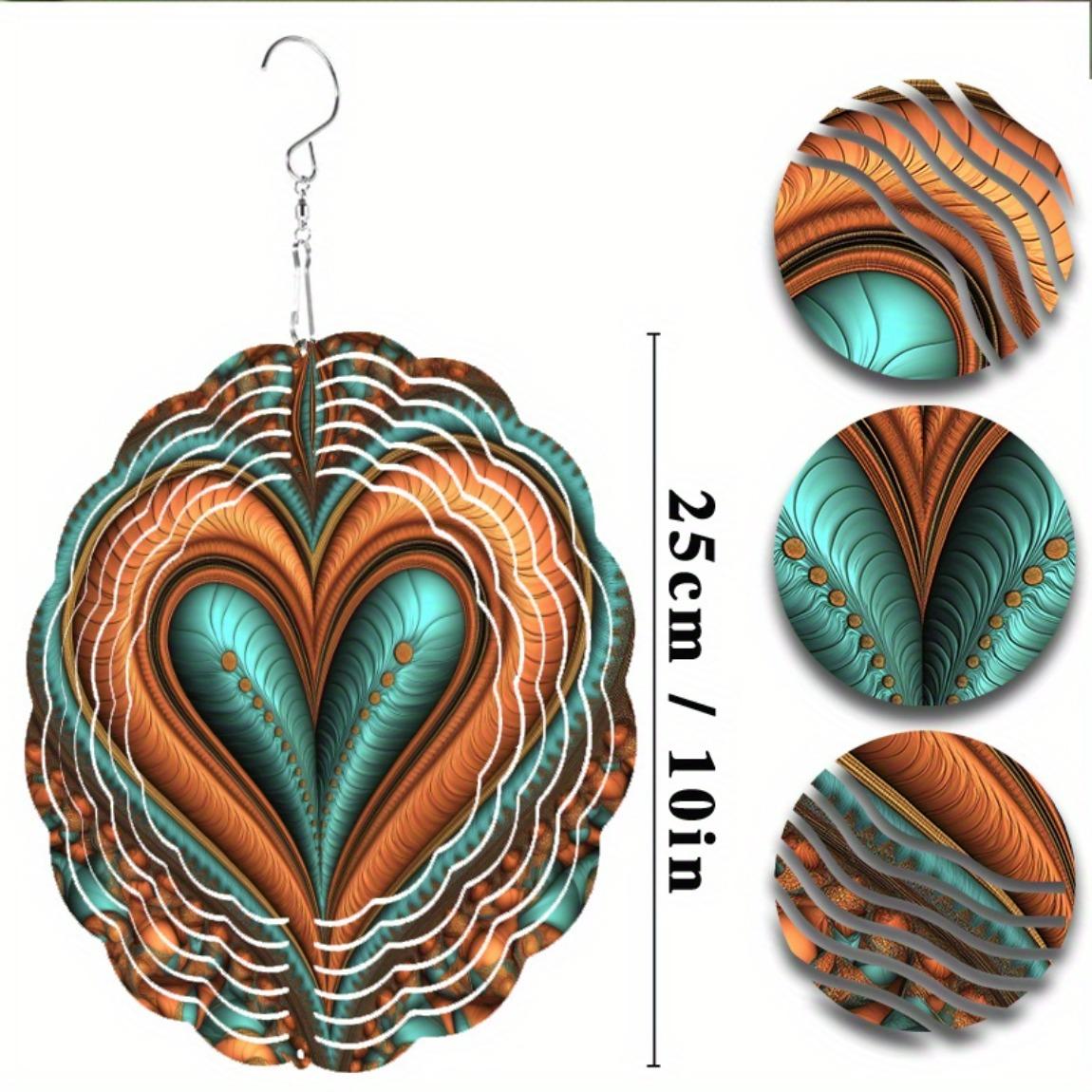 Metal Orange Heart Wind Spinner for Indoor Outdoor Hanging Decor Kinetic Energy Garden Wind Chime Perfect for Halloween Home Seasonal Decoration 01A
Metal Orange Heart Wind Spinner for Indoor Outdoor Hanging Decor Kinetic Energy Garden Wind Chime Perfect for Halloween Home Seasonal Decoration 01A