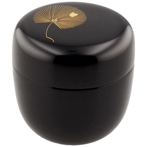 Nomura Lacquerware, Echizen Lacquer, Chinkinmatsu (Golden Pine), Medium-sized Natsume (Black) 11-17506
Nomura Lacquerware, Echizen Lacquer, Chinkinmatsu (Golden Pine), Medium-sized Natsume (Black) 11-17506