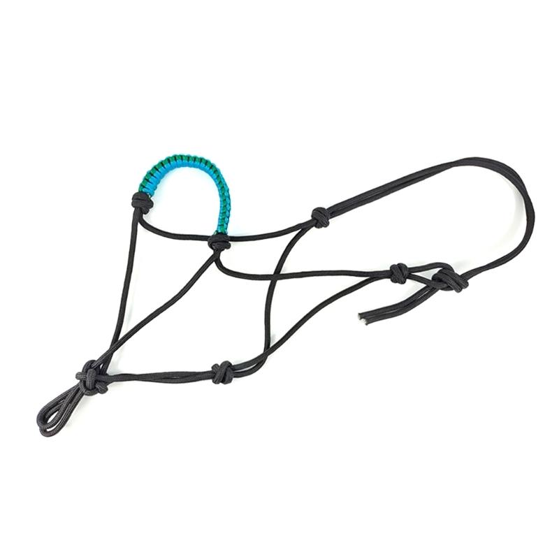 Adjustable Braided Nylon Horse Halter Knot Training Headstall Webbing Rope Wear Resistant Rope Halter Training Tool
Adjustable Braided Nylon Horse Halter Knot Training Headstall Webbing Rope Wear Resistant Rope Halter Training Tool