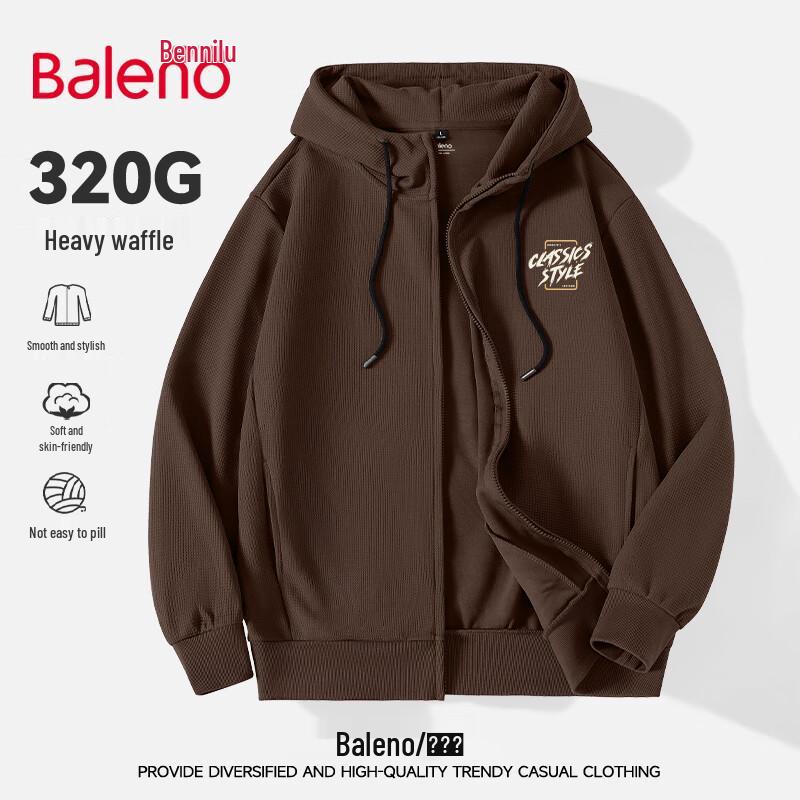 Baleno Men s Waffle Knit Hooded Zip-Up Sweatshirt XL
Baleno Men s Waffle Knit Hooded Zip-Up Sweatshirt XL