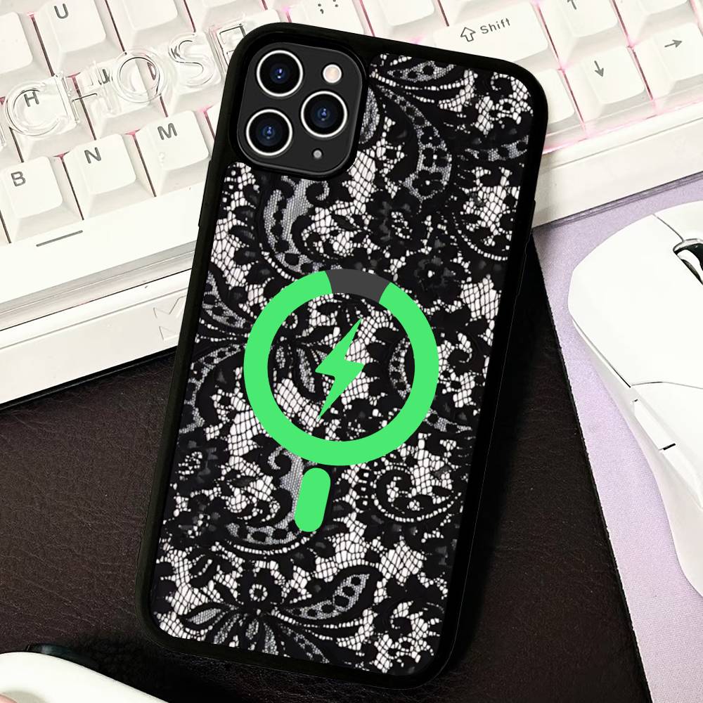 Lace Pattern Phone Case For IPhone 16 15 14 13 12 11 17 Pro Max Plus Magnetic Wireless Cover iPhone 12pro max
Lace Pattern Phone Case For IPhone 16 15 14 13 12 11 17 Pro Max Plus Magnetic Wireless Cover iPhone 12pro max