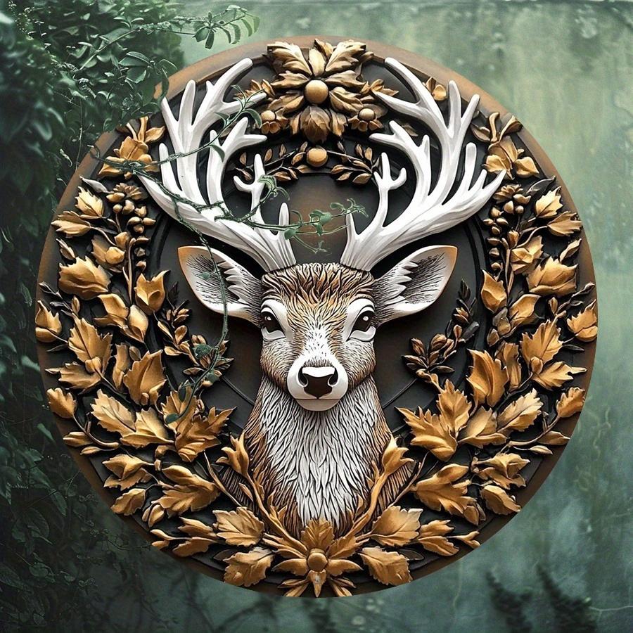 2d Flat 20*20cm, Charming Deer, Wooden Wall Art, Round Wooden Sign, for Home, Kitchen, Garden, Bedroom, Bar and Party Decor. 20x20cm
2d Flat 20*20cm, Charming Deer, Wooden Wall Art, Round Wooden Sign, for Home, Kitchen, Garden, Bedroom, Bar and Party Decor. 20x20cm