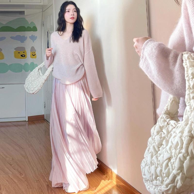 Фиолетовая плиссированная юбка для женщин Летом Новая юбка А-силуэта с высокой талией Юбка из марли в нежном стиле Пышная юбка феи Длинная юбка XL розовый
Фиолетовая плиссированная юбка для женщин Летом Новая юбка А-силуэта с высокой талией Юбка из марли в нежном стиле Пышная юбка феи Длинная юбка XL розовый