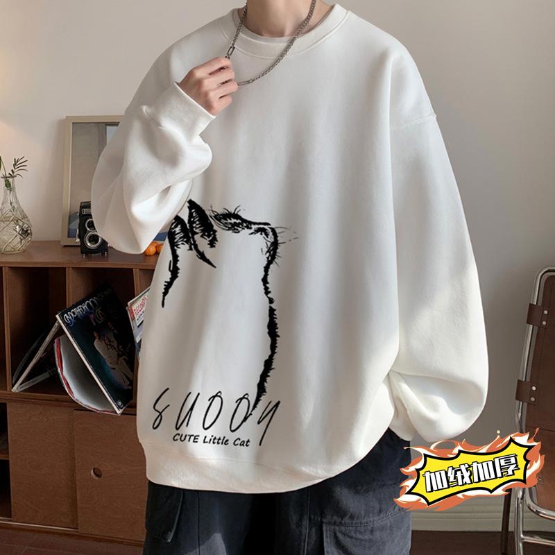 2025 Men s Round Neck Long Sleeve Velvet Pullover Sweatshirt for Spring, Autumn, Winter L
2025 Men s Round Neck Long Sleeve Velvet Pullover Sweatshirt for Spring, Autumn, Winter L