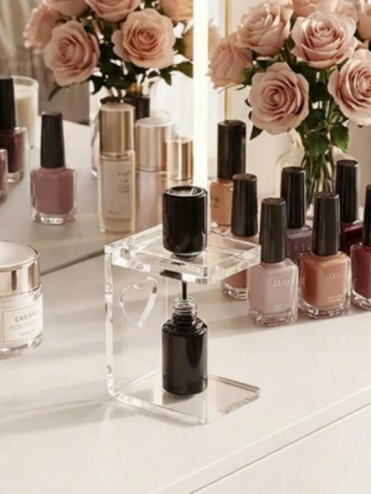 Acrylic Nail Polish Inversion Rack, Leak-proof Nail Polish Bottle Holder, Manicure Tool Organizer for Salon & Home Use
Acrylic Nail Polish Inversion Rack, Leak-proof Nail Polish Bottle Holder, Manicure Tool Organizer for Salon & Home Use