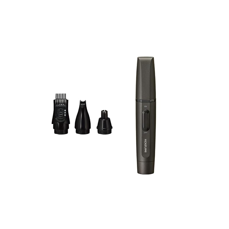 Koizumi Beard & nose care beard trimmer nose hair cutter men s battery operated charcoal gray KMC-0641/H
Koizumi Beard & nose care beard trimmer nose hair cutter men s battery operated charcoal gray KMC-0641/H