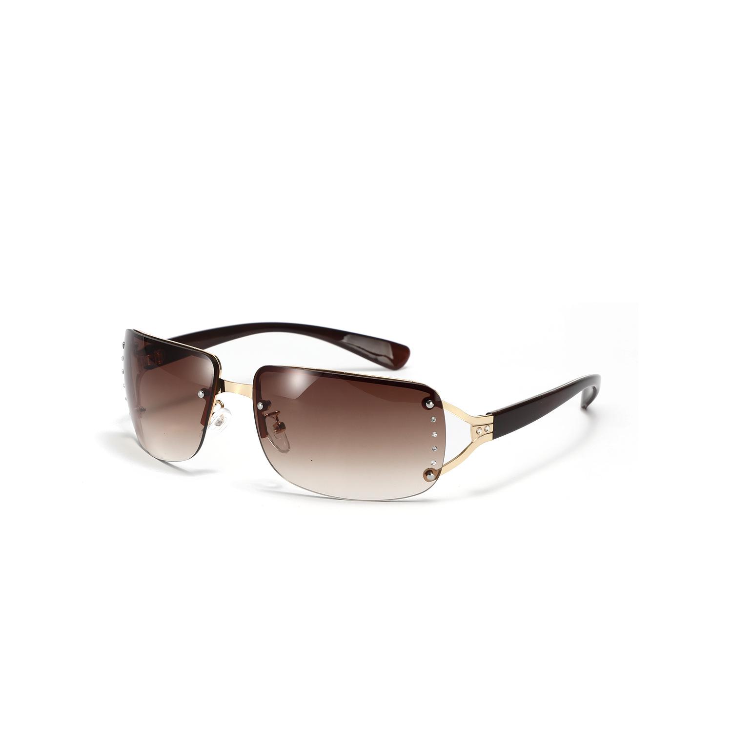 Xunge Frameless Rhinestone Sunglasses - Unisex Y2K Square Metal Style
Xunge Frameless Rhinestone Sunglasses - Unisex Y2K Square Metal Style