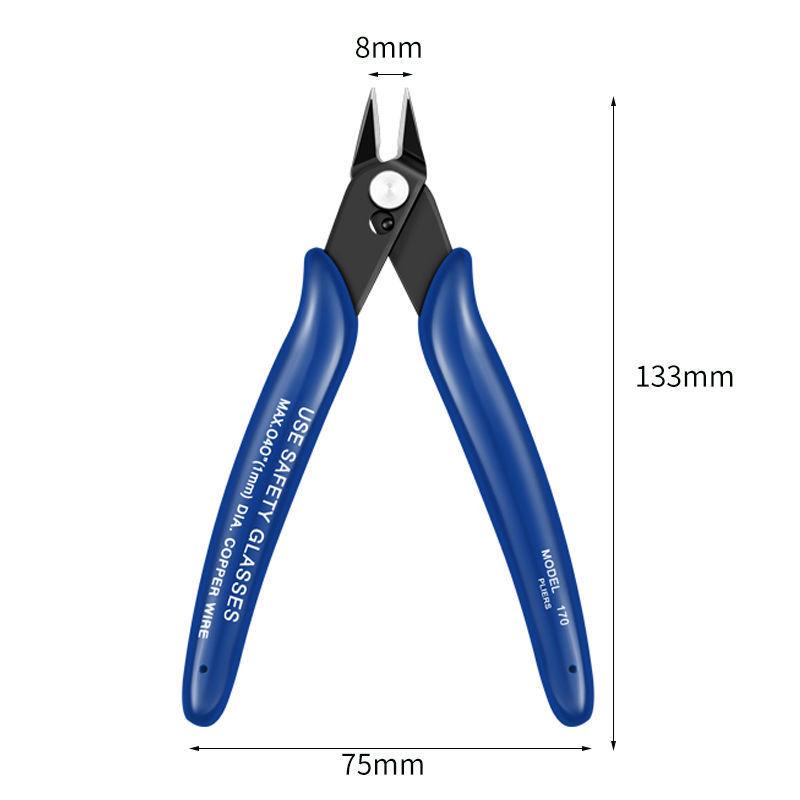 5-Inch Water Outlet & Oblique Cutting Pliers, Thin Single Blade, Handmade Industrial Grade, Up to 6-Inch Cutting Line
5-Inch Water Outlet & Oblique Cutting Pliers, Thin Single Blade, Handmade Industrial Grade, Up to 6-Inch Cutting Line