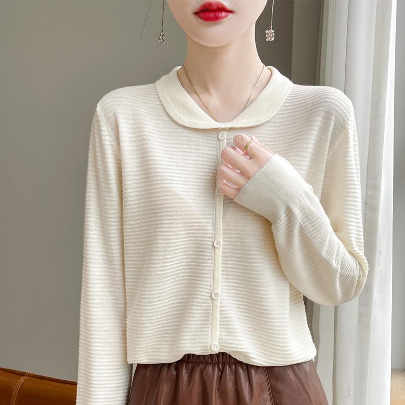 Кукольный воротник вязаный свитер с круглым вырезом вязаный свитер топ новая женская базовая рубашка XXL
Кукольный воротник вязаный свитер с круглым вырезом вязаный свитер топ новая женская базовая рубашка XXL