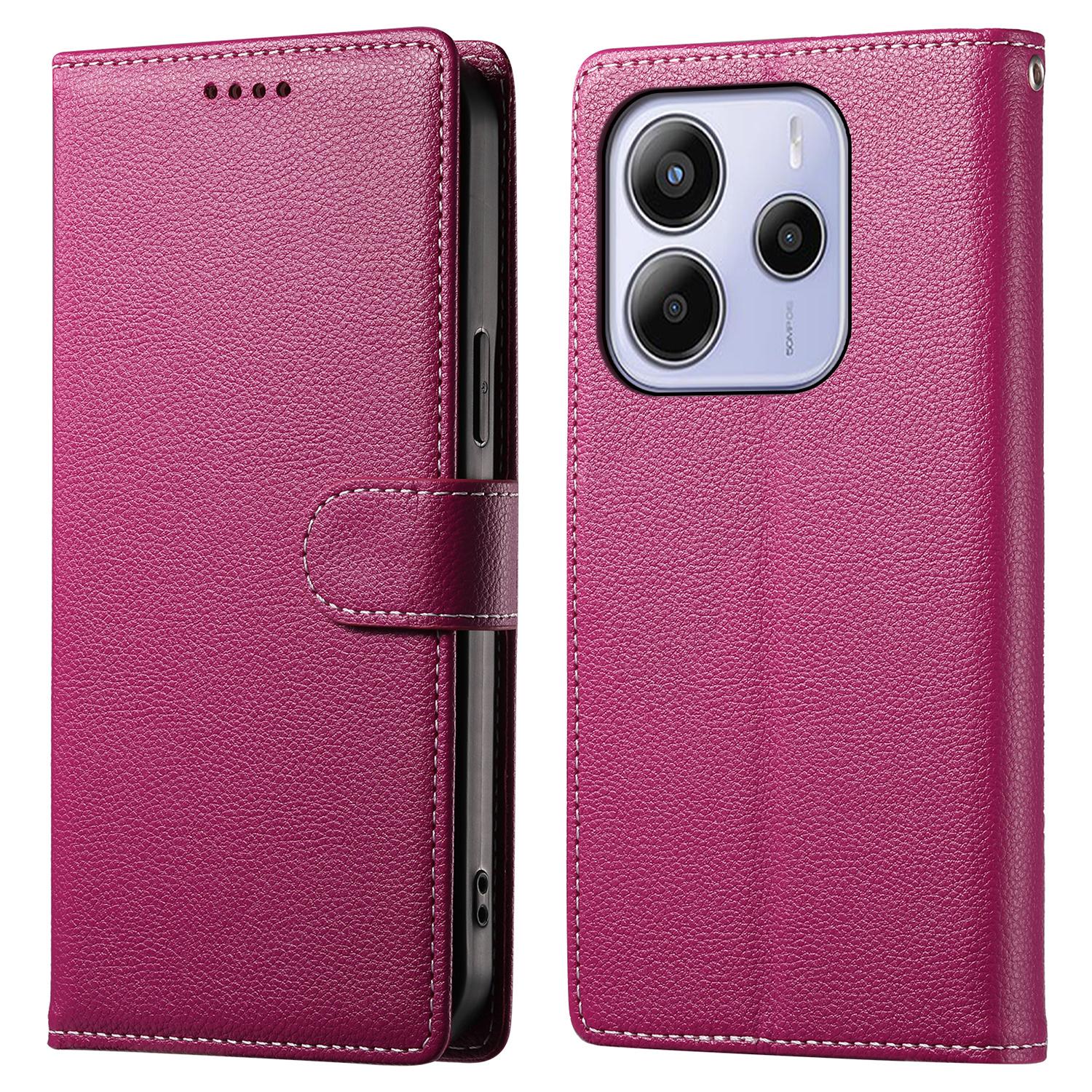 For Xiaomi Redmi Note 14 4G (164.84mm) Stand Case Litchi Texture Leather Wallet Phone Cover Magnetic Snap Rose
For Xiaomi Redmi Note 14 4G (164.84mm) Stand Case Litchi Texture Leather Wallet Phone Cover Magnetic Snap Rose