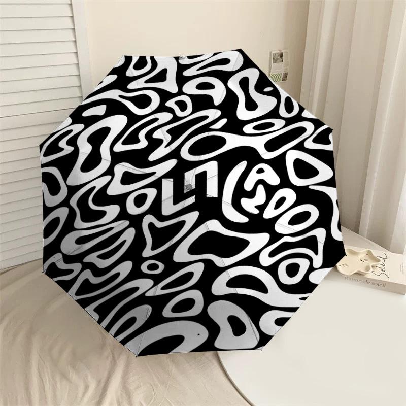 1pc Abstract Pattern Automatic Open/Close Umbrella with Windproof, 8-Rib Sturdy Canopy, Durable Ribs, Fashionable Design1145A
1pc Abstract Pattern Automatic Open/Close Umbrella with Windproof, 8-Rib Sturdy Canopy, Durable Ribs, Fashionable Design1145A